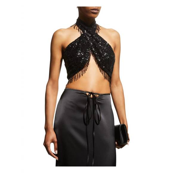 NEW IN THE MOOD FOR LOVE suhana top in black - Picture 1 of 1